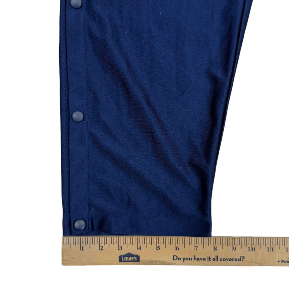 Vintage Nike Pants Mens XL Blue Snap Button Tear Break Away Dazzle Basketball - Picture 12 of 13